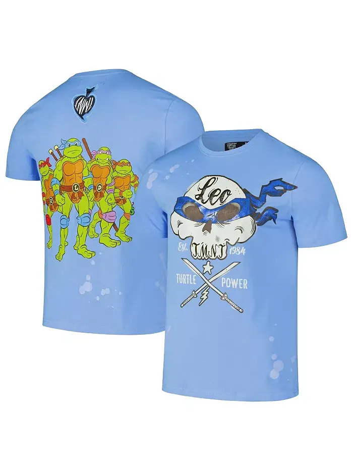 Мужская футболка Teenage Mutant Ninja Turtles Turtle Power синего цвета Freeze Max — изображение 1 из 3