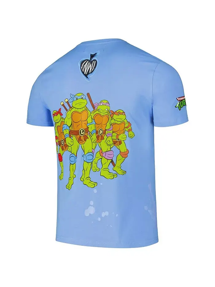 Мужская футболка Teenage Mutant Ninja Turtles Turtle Power синего цвета Freeze Max — изображение 2 из 3