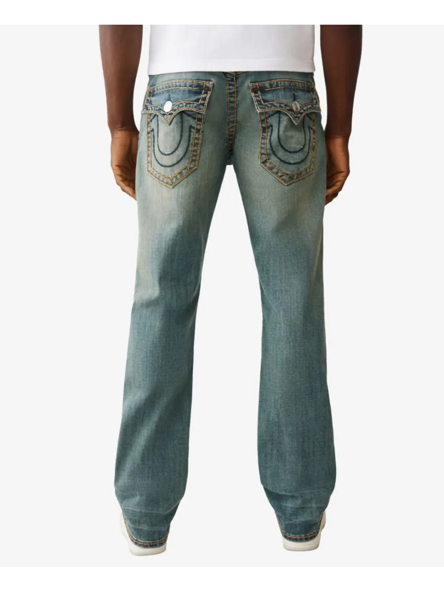 Мужские джинсы Ricky Super Straight-Fit True Religion, Steel Drift Medium Wash — изображение 3 из 3
