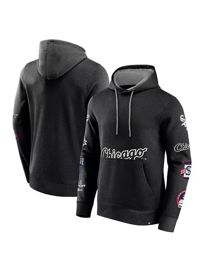 Мужская черная толстовка с капюшоном Chicago White Sox Wild Winner Fanatics — изображение 1 из 3