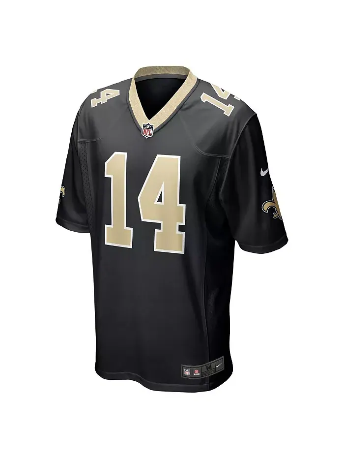 Мужская игровая футболка Ga'Quincy McKinstry черного цвета New Orleans Saints Nike — изображение 3 из 3