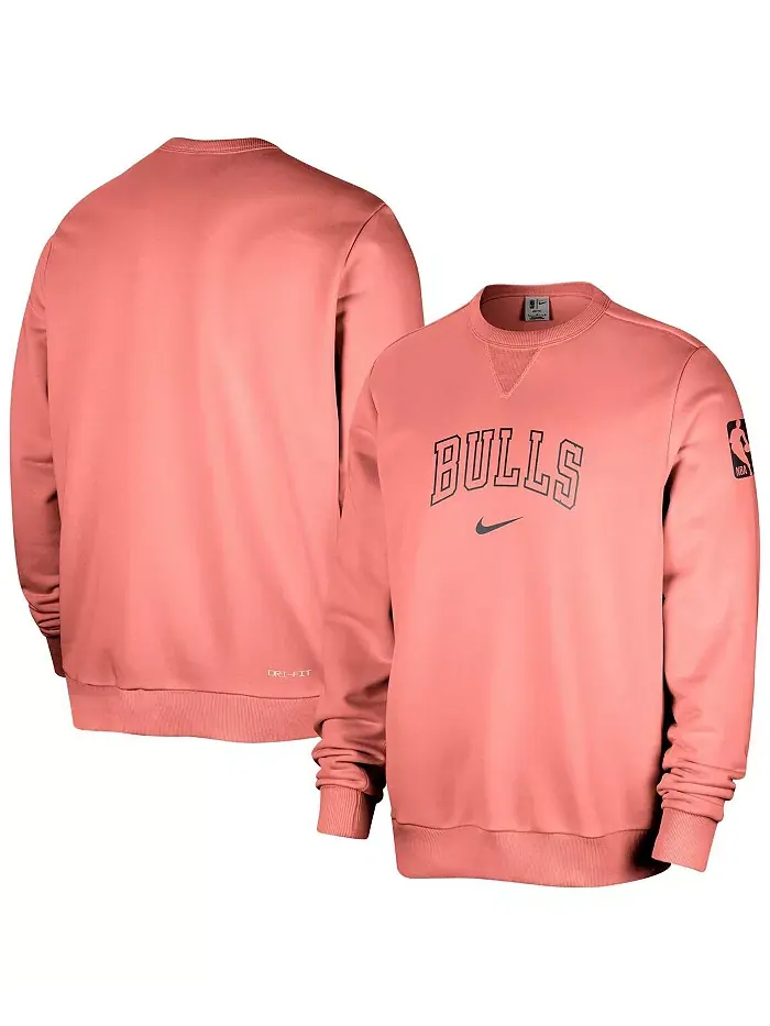 Мужская красная толстовка Chicago Bulls Courtside Standard Issue Performance Pullover Nike