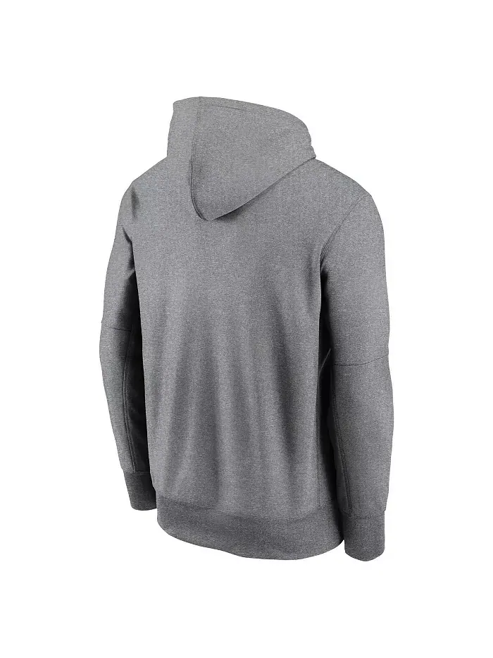 Мужская серая худи с капюшоном Miami Dolphins Big Tall Performance Pullover Nike — изображение 3 из 3