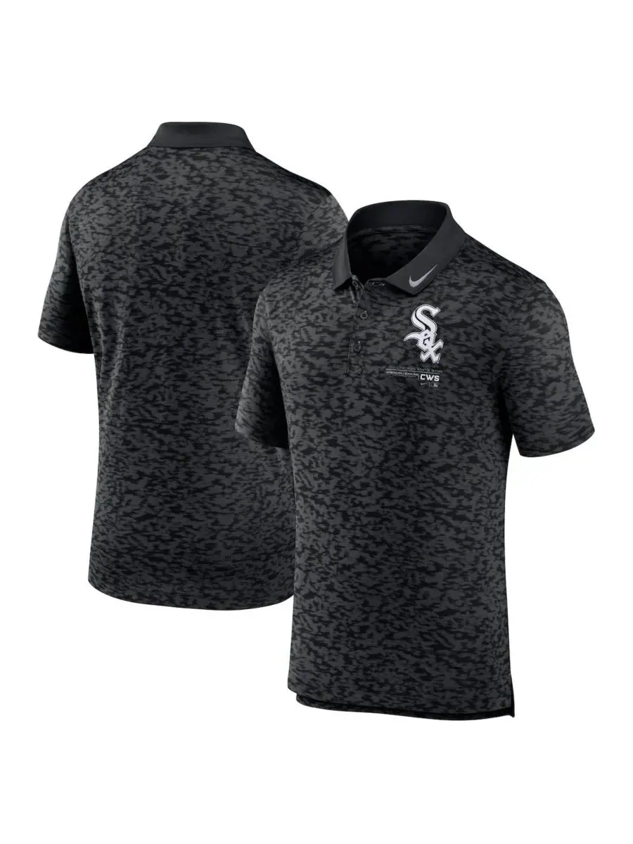 Nike Мужская черная поло-рубашка Chicago White Sox Next Level — изображение 1 из 3, черный