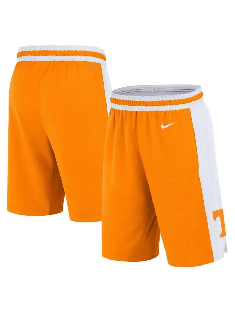 Nike Мужские баскетбольные шорты Tennessee Orange Tennessee Volunteers Road Replica Performance — изображение 1 из 3