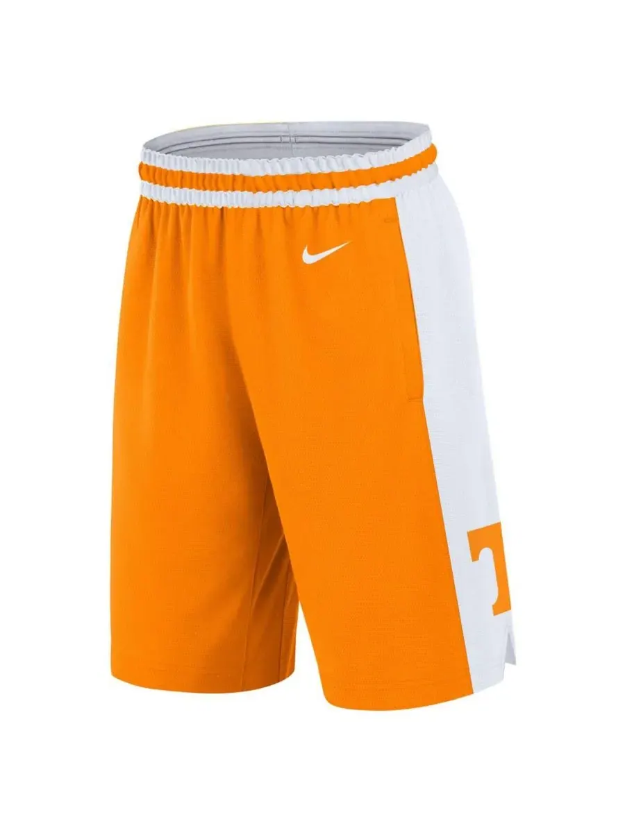 Nike Мужские баскетбольные шорты Tennessee Orange Tennessee Volunteers Road Replica Performance — изображение 2 из 3