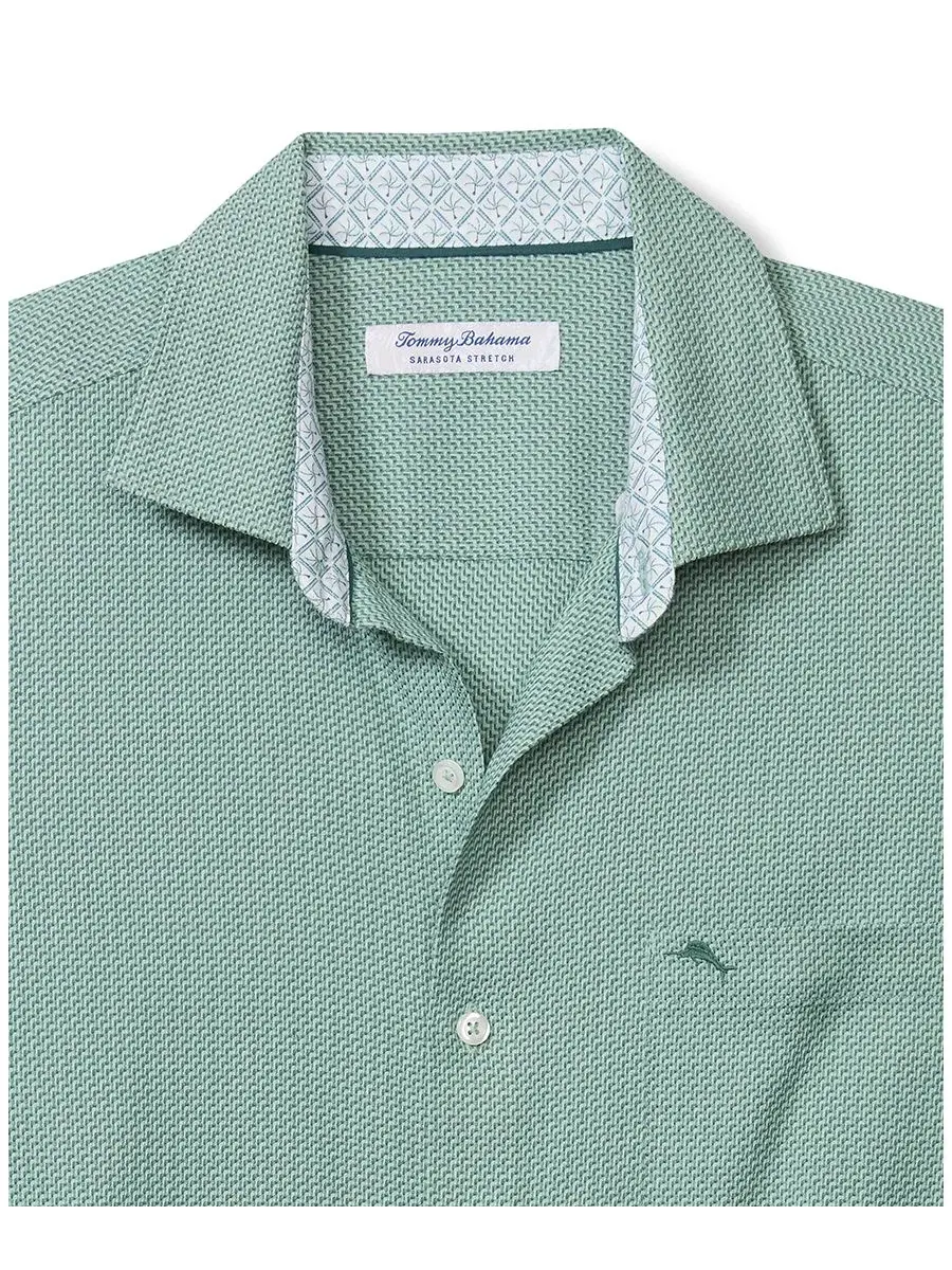Мужская рубашка из твила с длинным рукавом Tommy Bahama, Dark Jasper — изображение 5 из 5