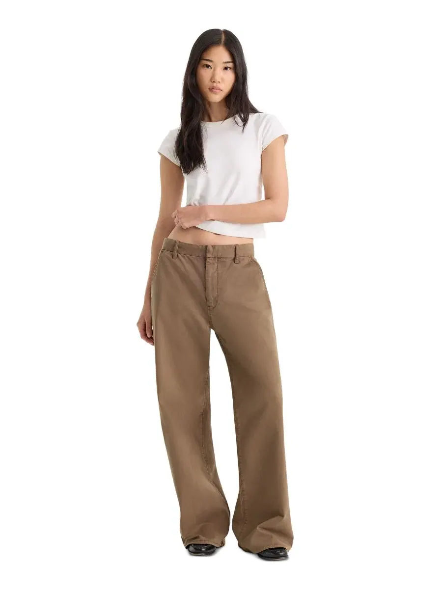 Брюки свободного кроя с заниженной талией Low Slung Slouchy Straight-Leg Baggy Trouser Good — изображение 2 из 4