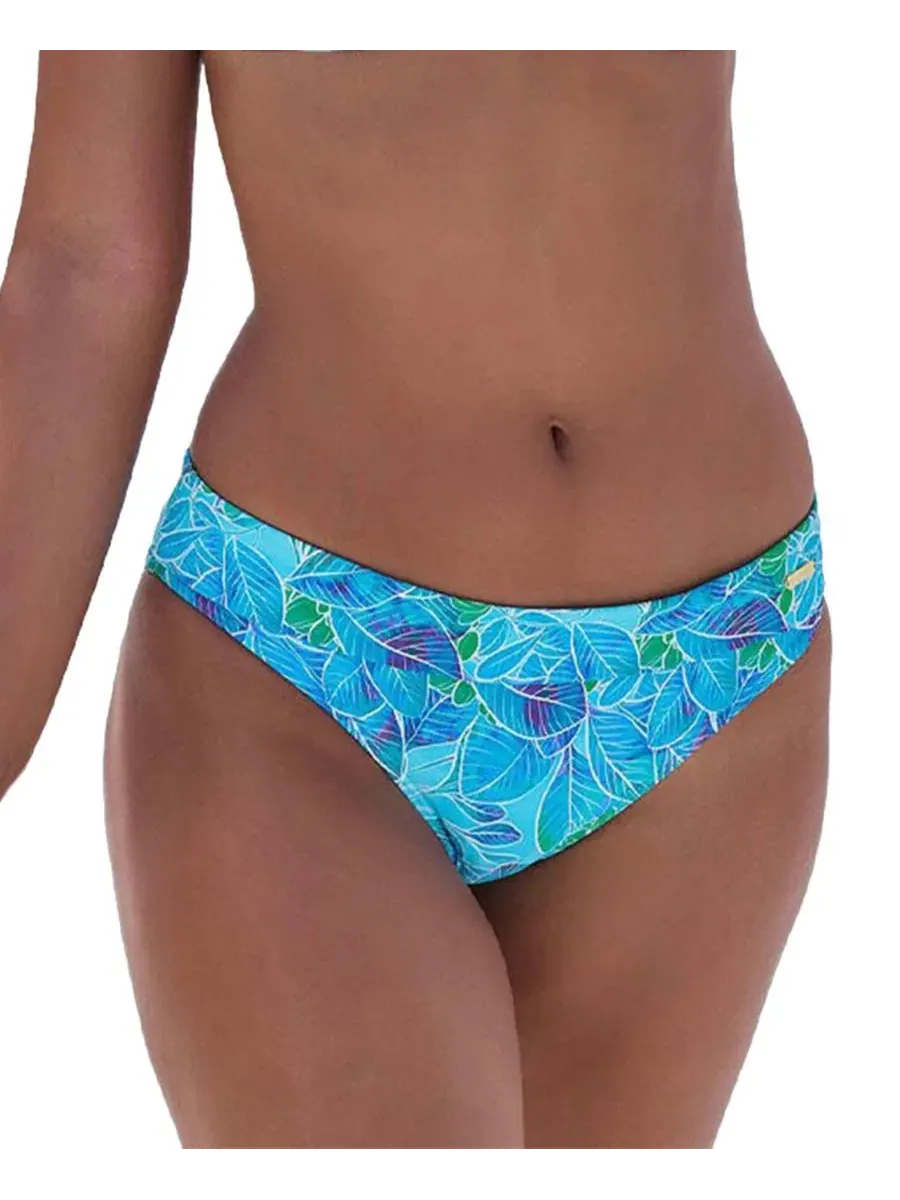 Женские плавки бикини с принтом Tropical Classic LASCANA, Turquoise Print