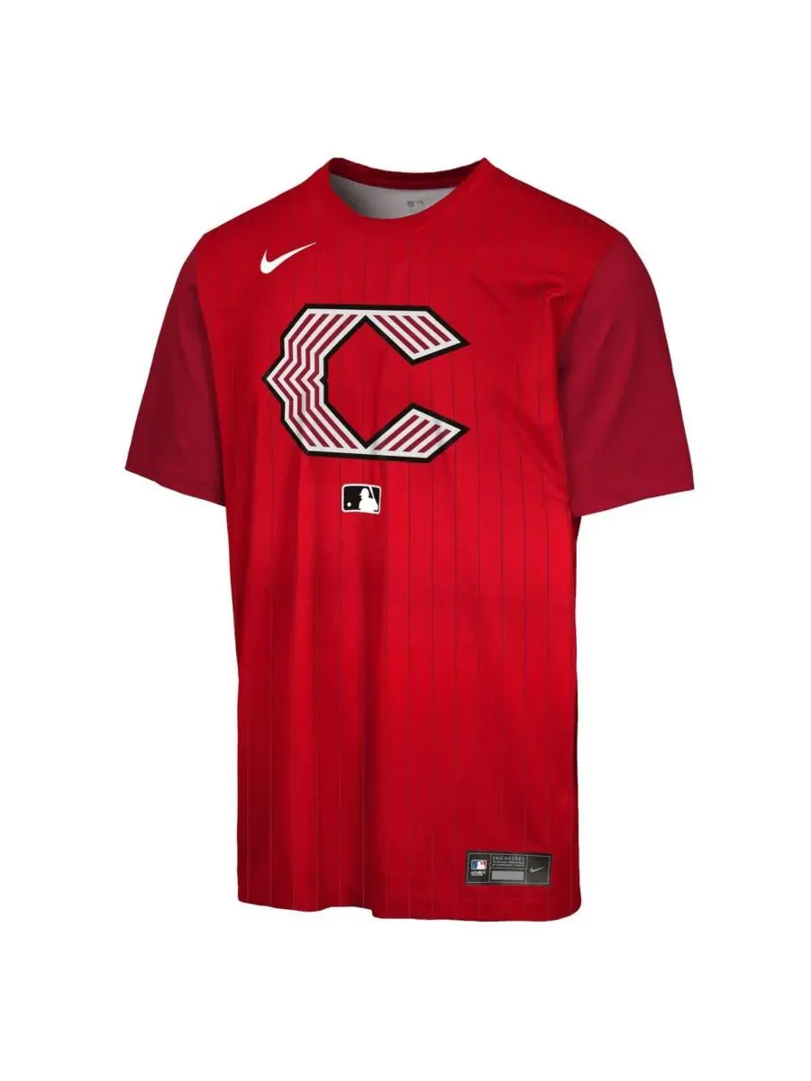 Детская футболка Big Boys and Girls Red Cincinnati Reds 2026 City Connect Authentic Collection — изображение 3 из 3, красный