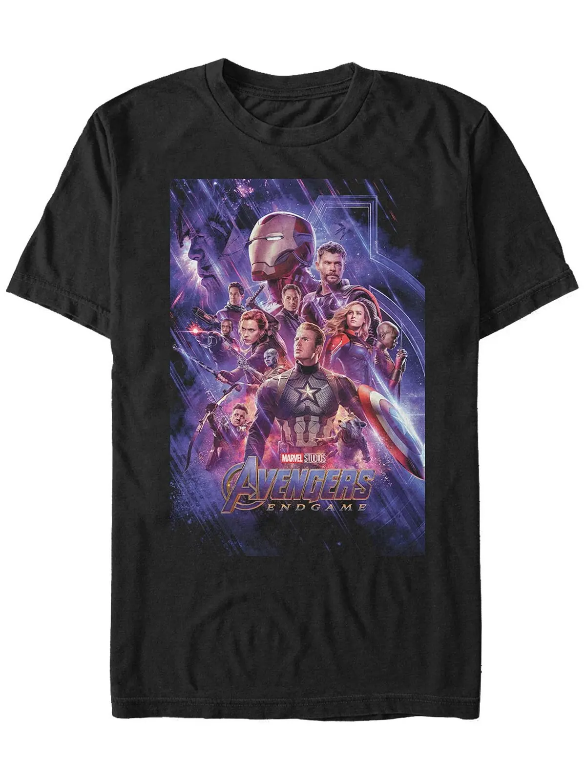 Мужской постер marvel "мстители эндшпиль галактика", футболка с коротким рукавом Fifth Sun — изображение 1 из 1, черный
