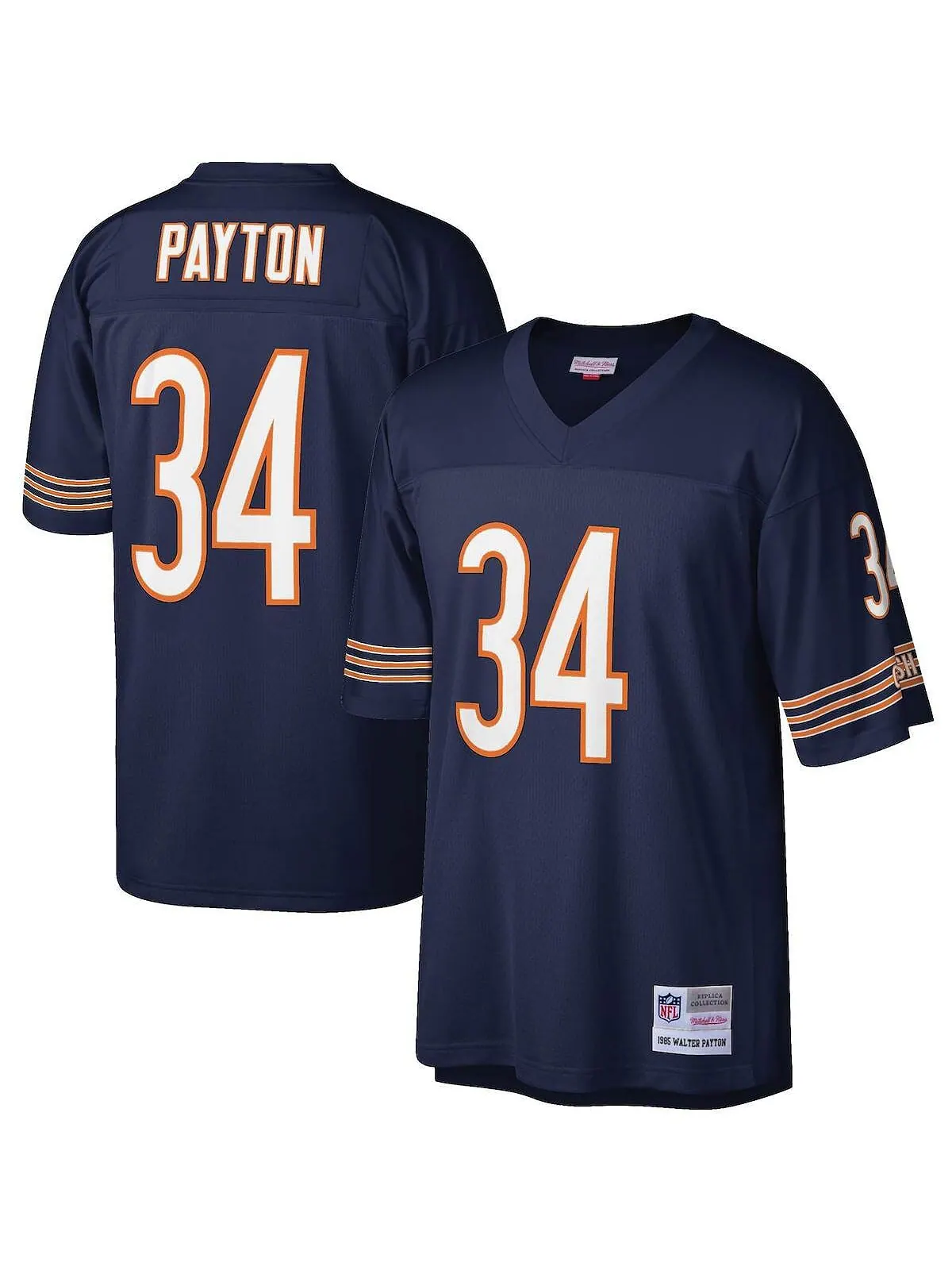 Футболка Mitchell & Ness Men's Walter Payton Navy Chicago Bears — изображение 1 из 3, темно-синий