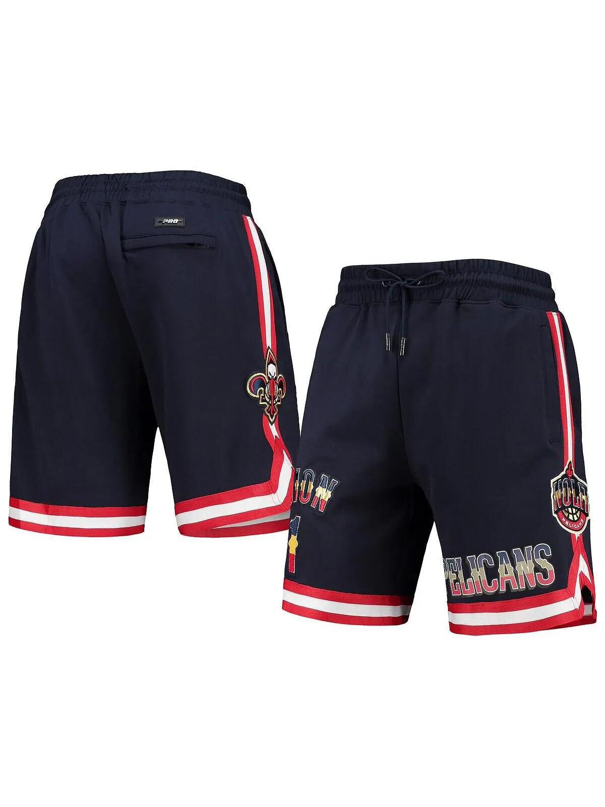 Мужские шорты zion williamson navy new orleans pelicans team logo Pro Standard — изображение 1 из 4, темно-синий