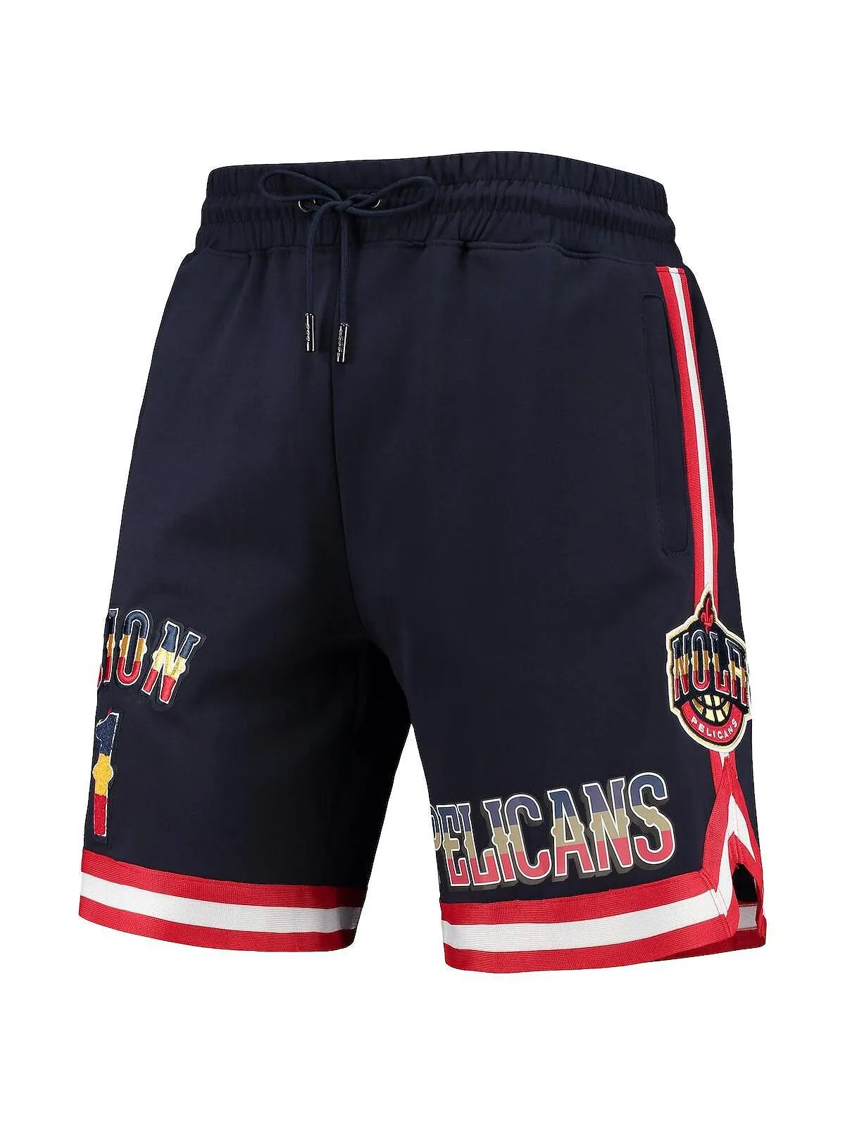 Мужские шорты zion williamson navy new orleans pelicans team logo Pro Standard — изображение 4 из 4, темно-синий