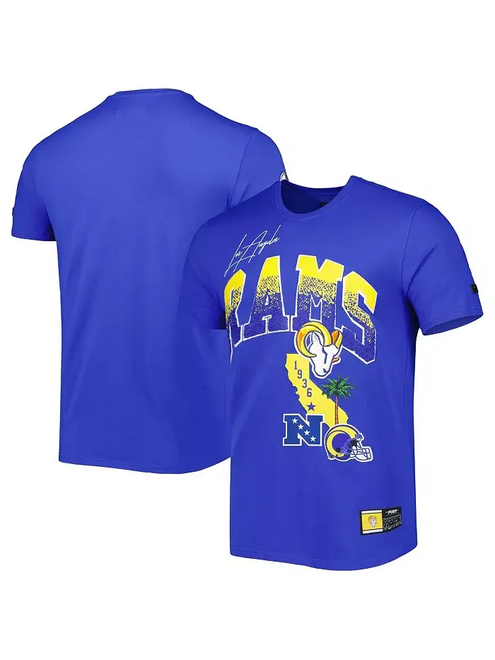 Мужская футболка Hometown Collection Royal Los Angeles Rams Pro Standard