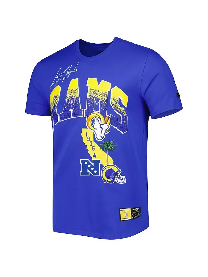 Мужская футболка Hometown Collection Royal Los Angeles Rams Pro Standard — изображение 2 из 4