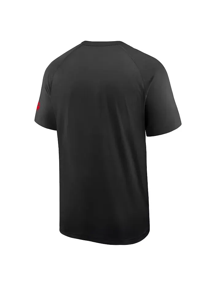 Мужская черная футболка Georgia Bulldogs Ready Raglan Premium Performance Nike — изображение 3 из 3