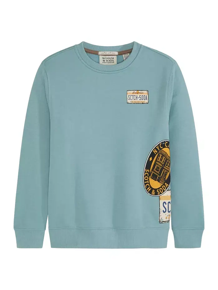 Флисовая толстовка с принтом для мальчиков Big Boys SCOTCH & SODA — изображение 4 из 7