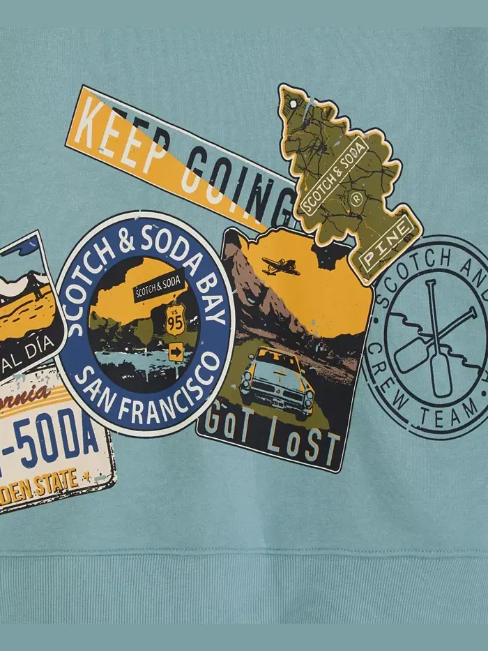 Флисовая толстовка с принтом для мальчиков Big Boys SCOTCH & SODA — изображение 7 из 7