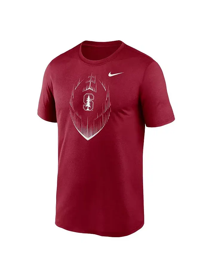 Мужская футболка Cardinal Stanford Cardinal Primetime Legend Icon Performance Nike — изображение 2 из 3