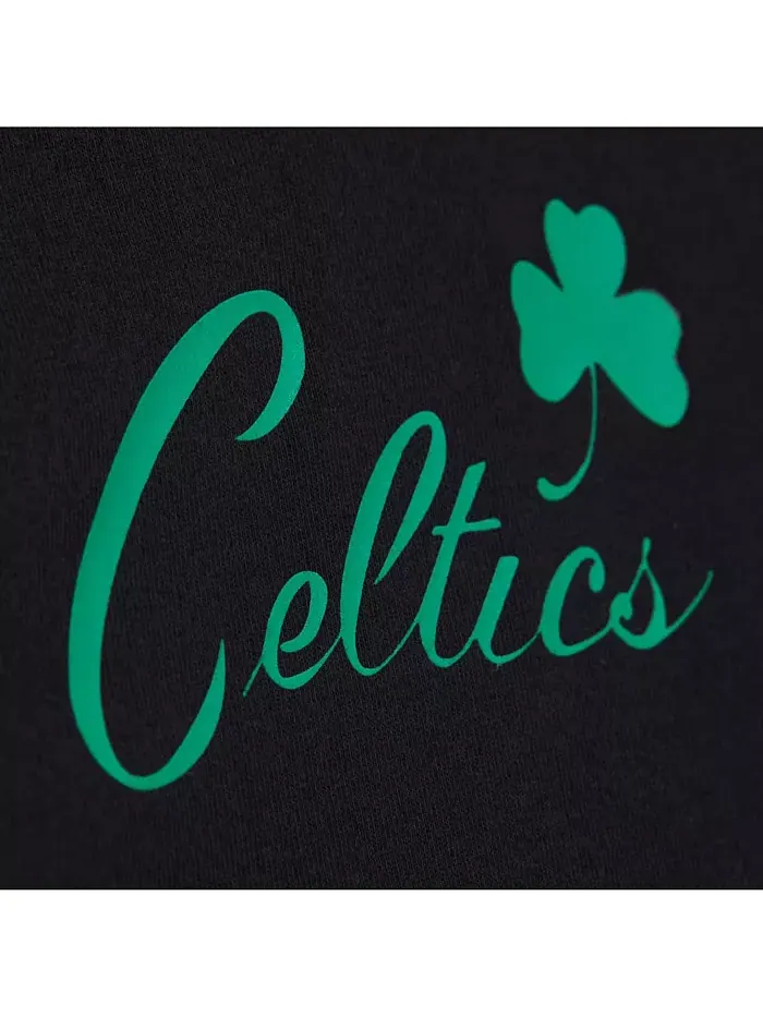 Мужская черная футболка Boston Celtics Black Out Collection Vintage Premium Mitchell & Ness — изображение 3 из 5