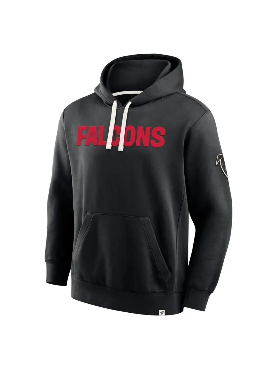 Fanatics Мужская черная толстовка с капюшоном Atlanta Falcons New Horizons Heritage — изображение 2 из 3, черный