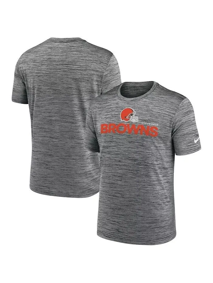Мужская футболка Cleveland Browns Blitz Velocity Modern Performance цвета антрацит Nike — изображение 1 из 3