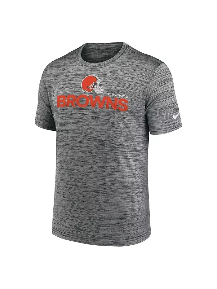 Мужская футболка Cleveland Browns Blitz Velocity Modern Performance цвета антрацит Nike — изображение 3 из 3