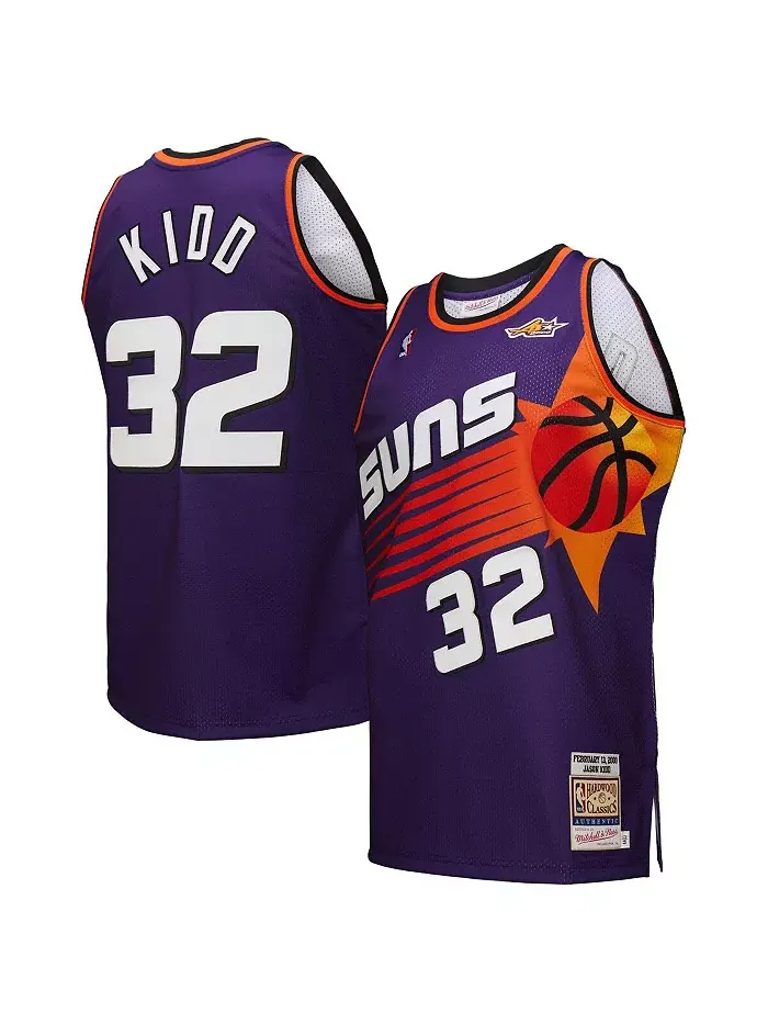 Мужская фиолетовая майка Jason Kidd Phoenix Suns 2000 NBA All-Star Game Authentic Mitchell & Ness — изображение 1 из 4