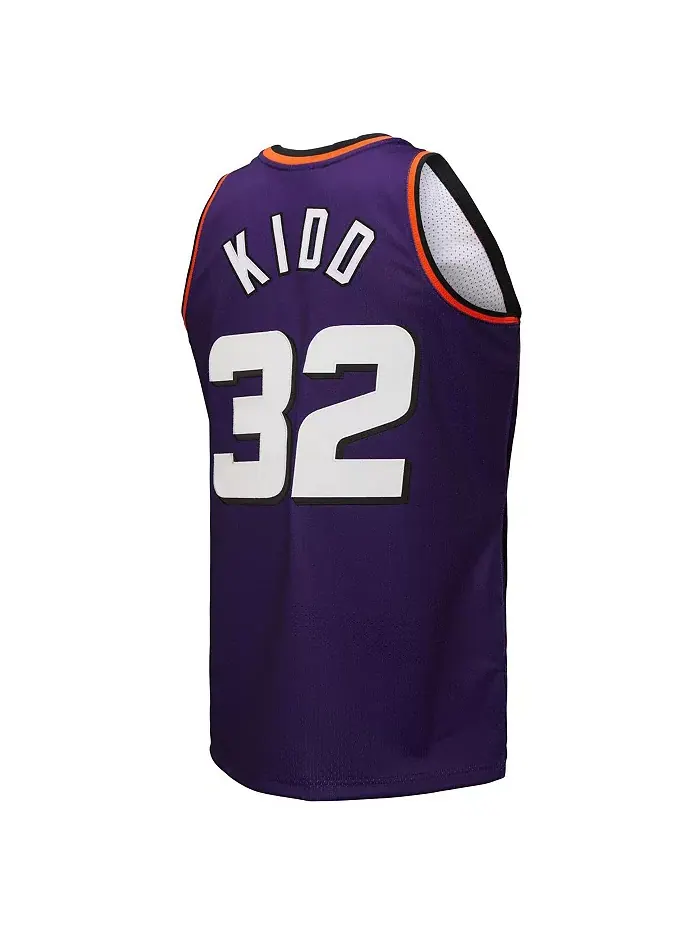 Мужская фиолетовая майка Jason Kidd Phoenix Suns 2000 NBA All-Star Game Authentic Mitchell & Ness — изображение 3 из 4