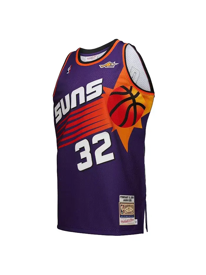 Мужская фиолетовая майка Jason Kidd Phoenix Suns 2000 NBA All-Star Game Authentic Mitchell & Ness — изображение 4 из 4