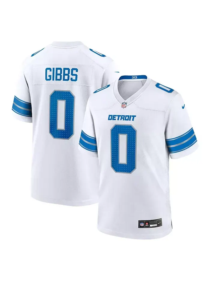 Мужская игровая футболка Jahmyr Gibbs Detroit Lions Nike — изображение 1 из 3