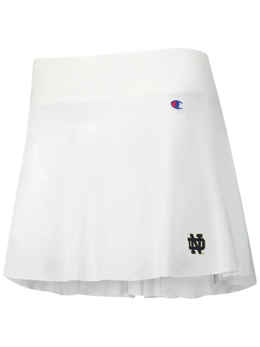 Champion Женская белая юбка-шорты Notre Dame Fighting Irish Tailgate Soft Touch — изображение 3 из 3, белый