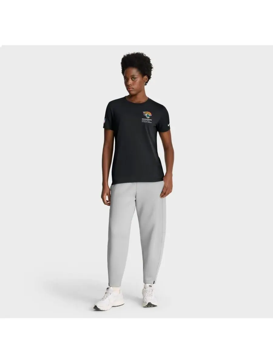 Nike Женская черная футболка Jacksonville Jaguars 2025 NFL Crucial Catch Tri-Blend Dri-FIT — изображение 3 из 5, черный