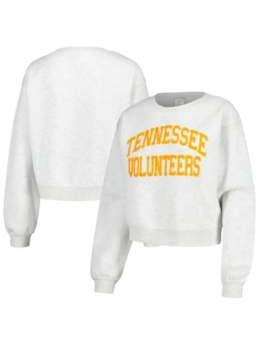ZooZatz Женская укороченная толстовка-пуловер из синели с символикой команды Tennessee Volunteers — изображение 1 из 3