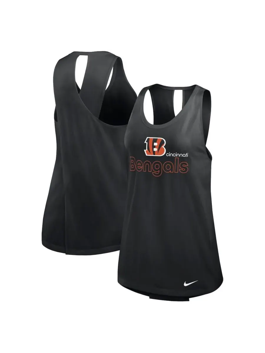 Nike Женская черная спортивная майка Cincinnati Bengals — изображение 1 из 3, черный