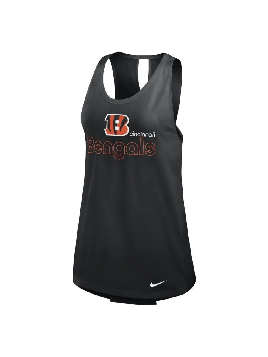 Nike Женская черная спортивная майка Cincinnati Bengals — изображение 3 из 3, черный