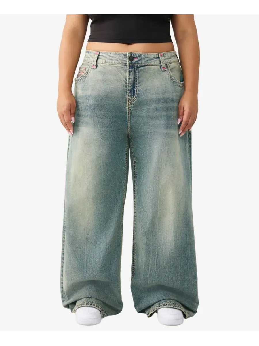 Джинсы Jessie Super Baggy Super T больших размеров True Religion — изображение 1 из 3