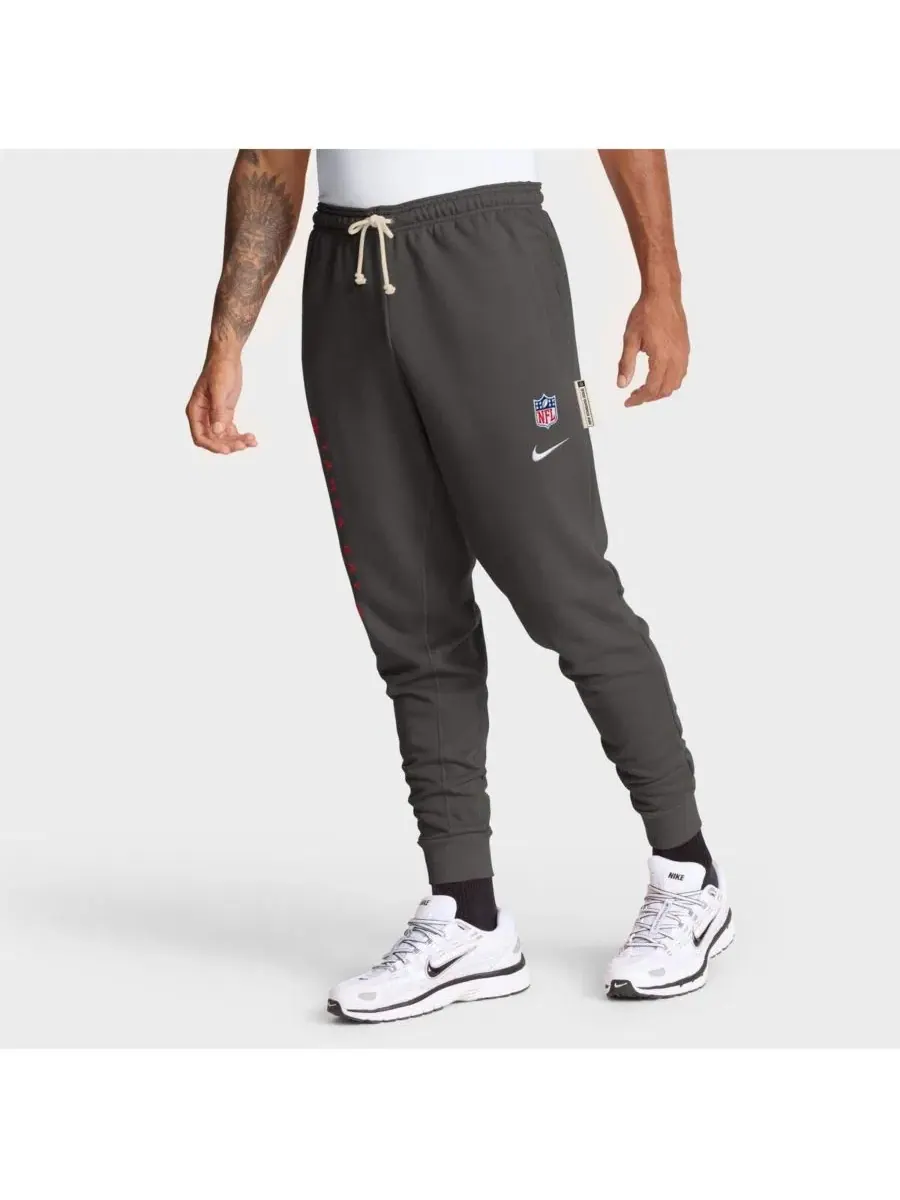 Спортивные брюки с флисом, с утягивающим поясом, Tampa Bay Buccaneers Nike — изображение 4 из 5, серебристый