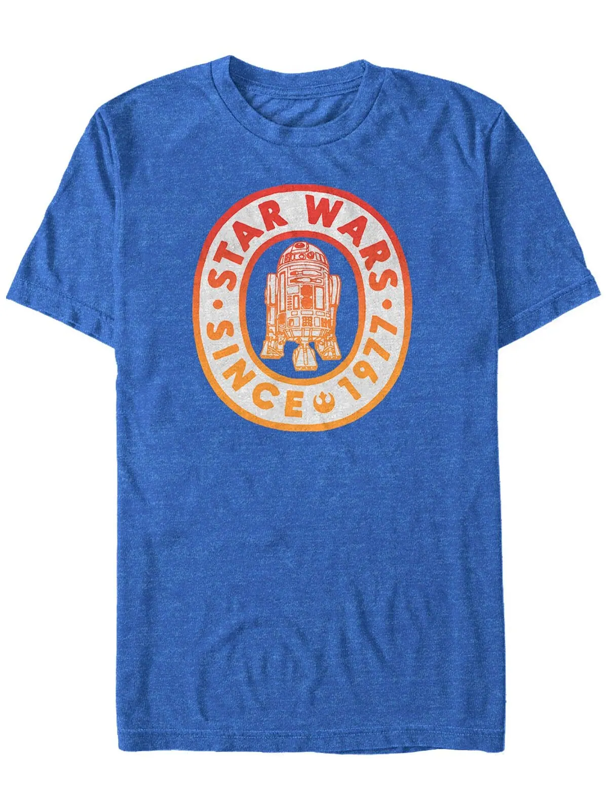 Мужская классическая футболка с коротким рукавом r2-d2 gradient logo star wars Fifth Sun — изображение 1 из 1, мульти