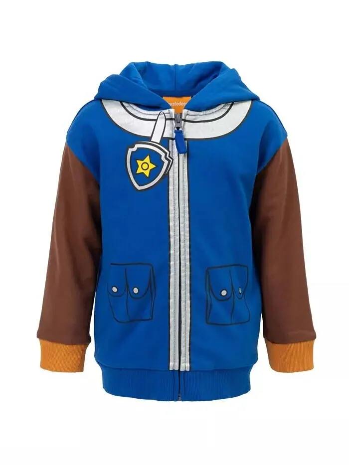 Флисовый пуловер с капюшоном на молнии для мальчиков Rubble Chase Skye Paw Patrol — изображение 2 из 6