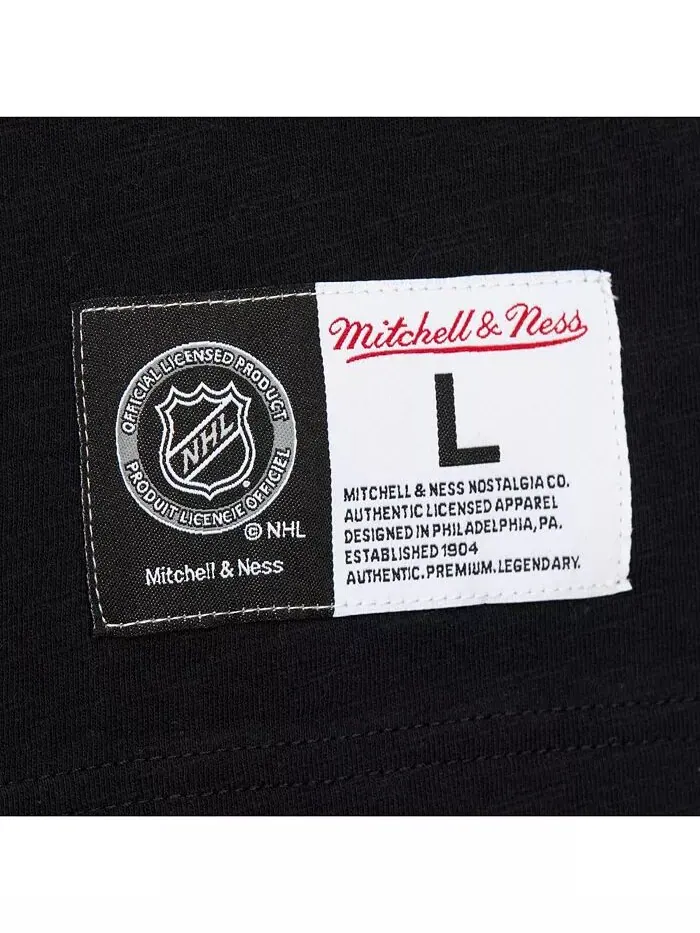 Мужская черная/золотая футболка Boston Bruins Legendary Slub Raglan с длинным рукавом Mitchell & — изображение 3 из 5