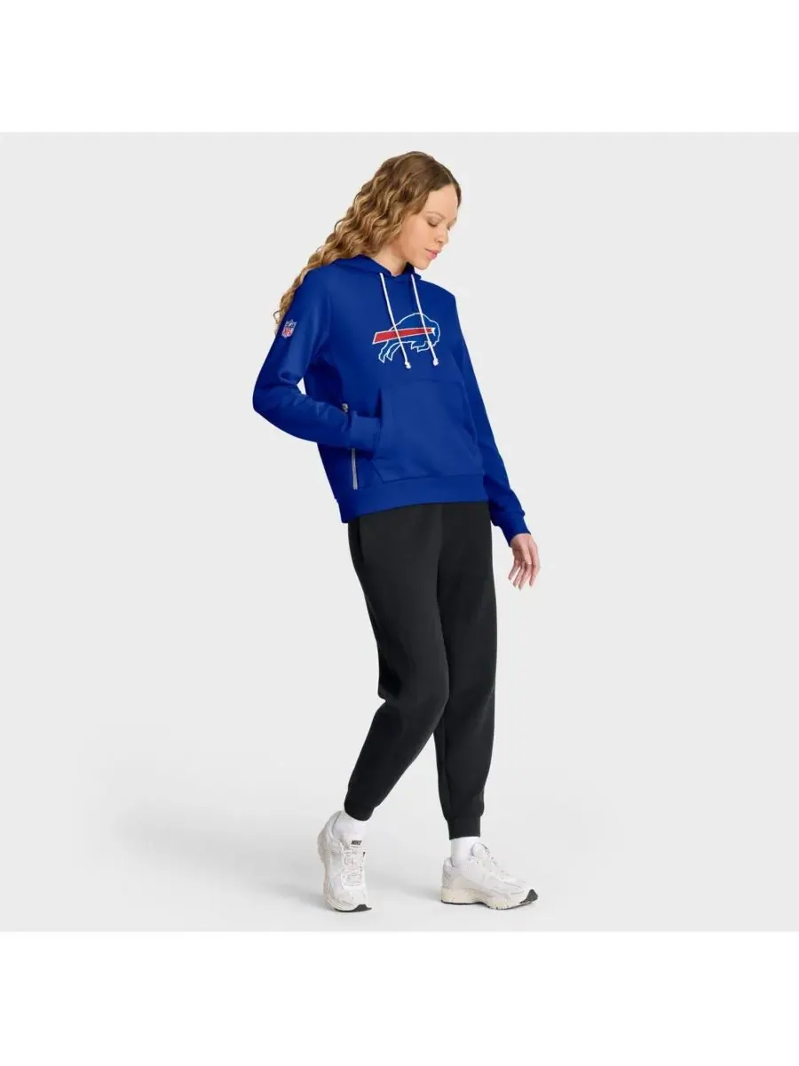 Женская толстовка Royal Buffalo Bills Sideline Standard Issue Initial Home Dri-FIT Nike — изображение 3 из 4, королевский