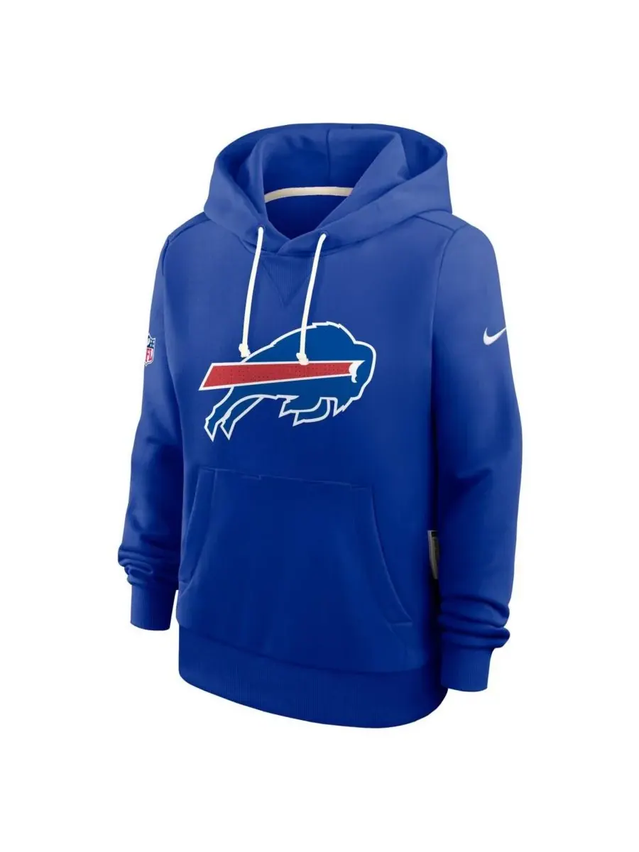 Женская толстовка Royal Buffalo Bills Sideline Standard Issue Initial Home Dri-FIT Nike — изображение 4 из 4, королевский
