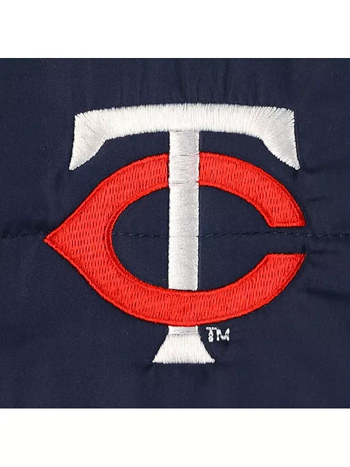 Мужская худи с молнией Minnesota Twins Explorer в цвете heather navy Dunbrooke — изображение 3 из 4