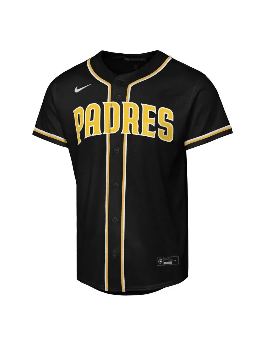 Футболка-джерси Nike Jackson Merrill Black San Diego Padres — изображение 2 из 3, черный
