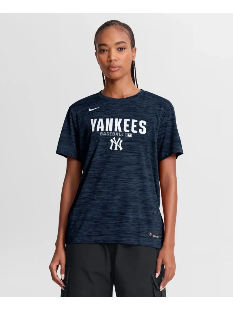 Футболка Nike Authentic Collection Velocity Dri-FIT с принтом — изображение 1 из 4, темно-синий