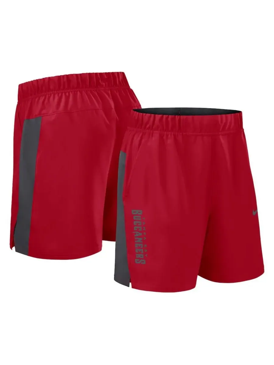 Nike Мужские красные шорты Tampa Bay Buccaneers Woven Victory Performance Shorts