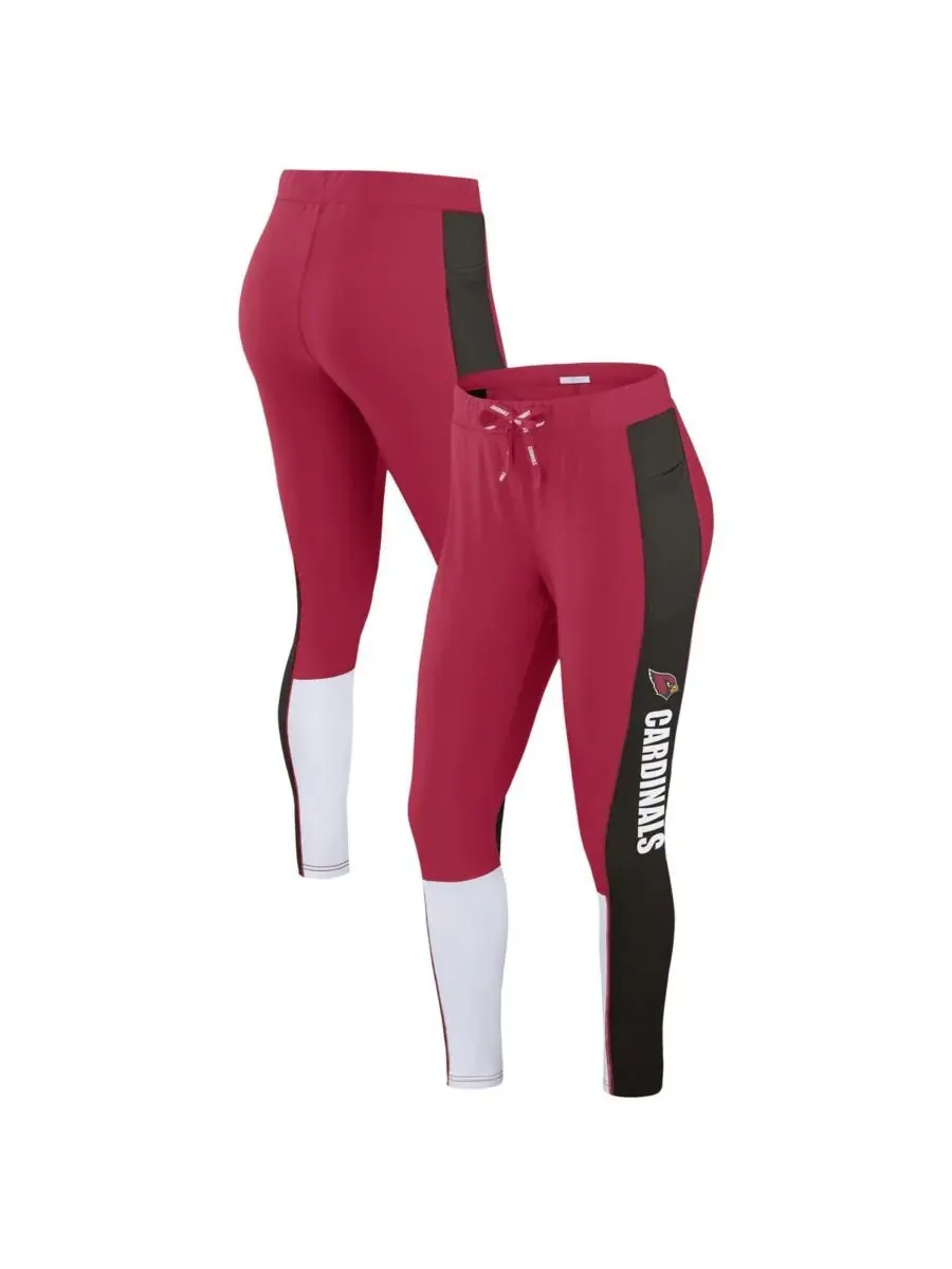 WEAR by Erin Andrews Женские леггинсы Arizona Cardinals в черно-белой расцветке "Кардиналс" — изображение 1 из 5, черный