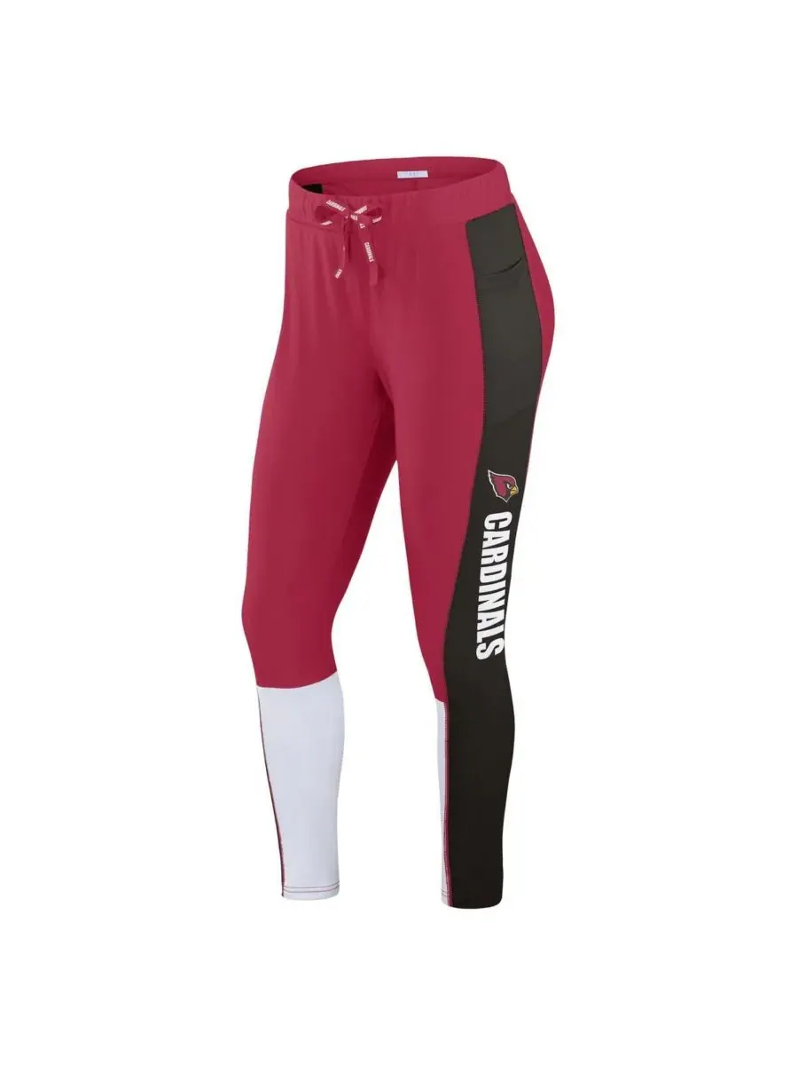 WEAR by Erin Andrews Женские леггинсы Arizona Cardinals в черно-белой расцветке "Кардиналс" — изображение 5 из 5, черный